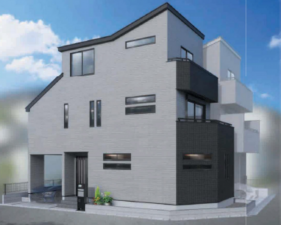 八王子市万町、新築一戸建ての画像です