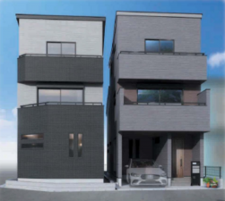 八王子市万町、新築一戸建ての画像です