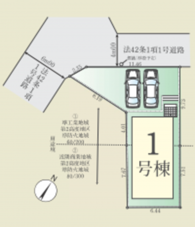 八王子市追分町、新築一戸建ての画像です