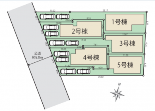 八王子市北野町、新築一戸建ての画像です