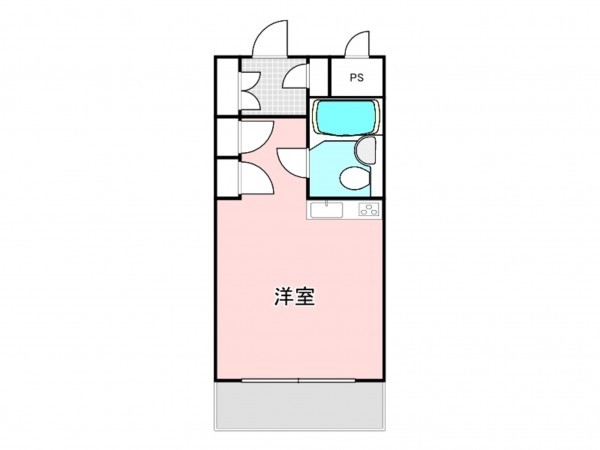 八王子市元本郷町、マンションの間取り画像です