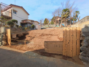 八王子市散田町、土地の画像です