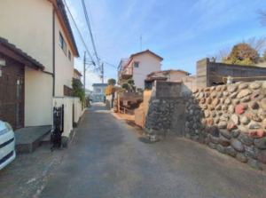 八王子市散田町、土地の画像です