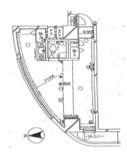八王子市追分町、マンションの間取り画像です