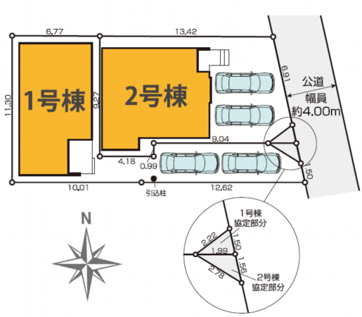 八王子市本町、新築一戸建ての画像です