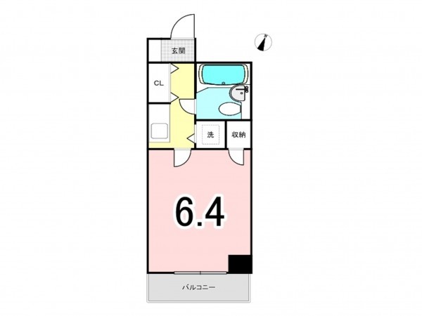 八王子市北野町、マンションの間取り画像です