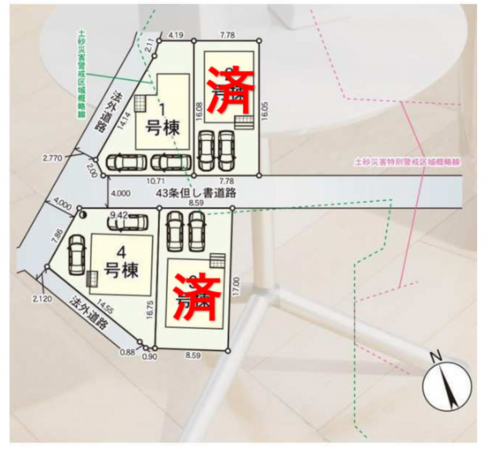八王子市元八王子町、新築一戸建ての画像です