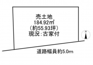 八王子市元八王子町、土地の間取り画像です