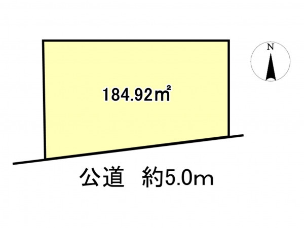 八王子市元八王子町、土地の間取り画像です