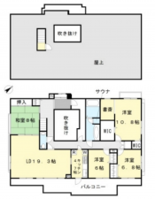 八王子市小比企町、マンションの間取り画像です