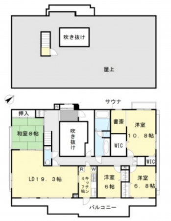 八王子市小比企町、マンションの間取り画像です