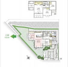 八王子市七国、中古一戸建ての間取り画像です