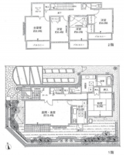 八王子市みなみ野、中古一戸建ての間取り画像です