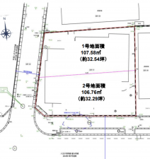 八王子市元本郷町、土地の間取り画像です