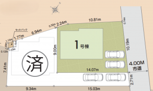 八王子市長房町、新築一戸建ての画像です