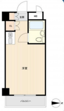 八王子市狭間町、マンションの間取り画像です