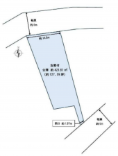 八王子市緑町、土地の間取り画像です