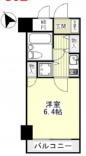 八王子市北野町、マンションの間取り画像です