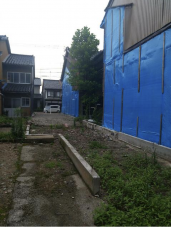 南砺市城端、土地の外観画像です