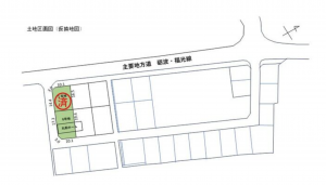 砺波市春日町、土地の間取り画像です