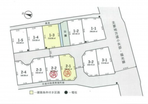 小矢部市東福町、土地の間取り画像です