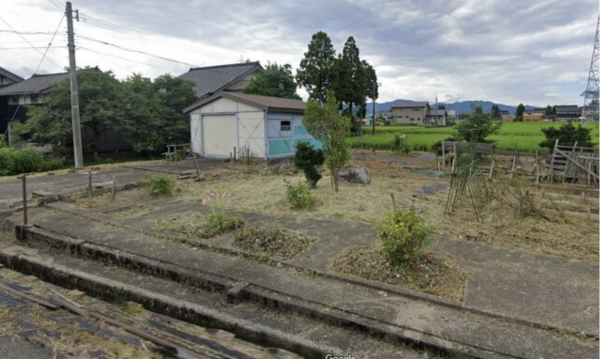南砺市田中、土地の外観画像です