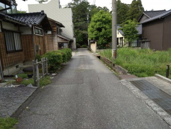 南砺市、土地の外観画像です