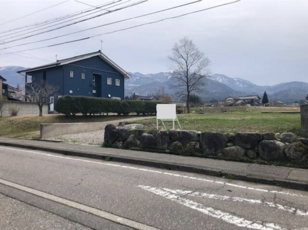 南砺市城端、土地の外観画像です