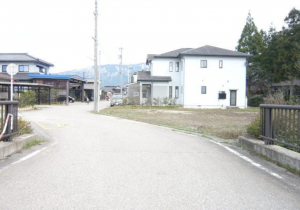 南砺市大窪、土地の外観画像です