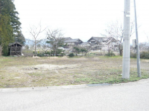 南砺市大窪、土地の外観画像です