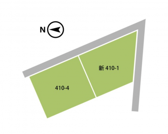 南砺市川西、土地の間取り画像です