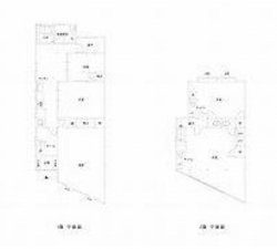 南砺市、中古一戸建ての間取り画像です