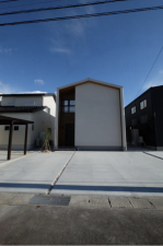 砺波市杉木、新築一戸建ての外観画像です