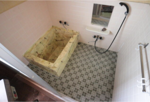 南砺市八塚、中古一戸建ての風呂画像です