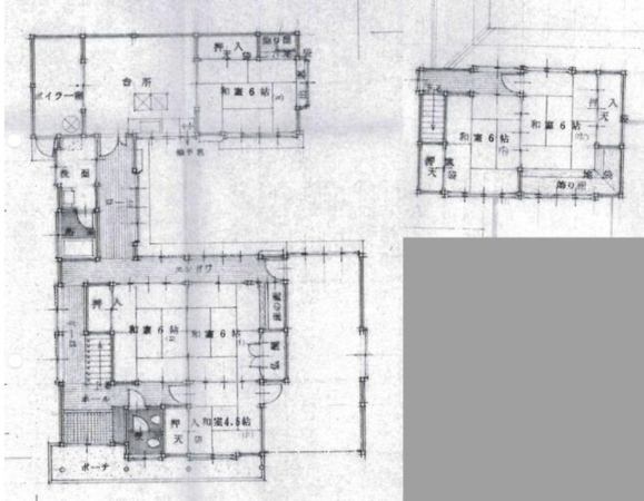 砺波市林、中古一戸建ての間取り画像です
