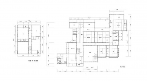 南砺市岩屋、中古一戸建ての間取り画像です
