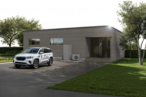 砺波市杉木、新築一戸建ての外観画像です