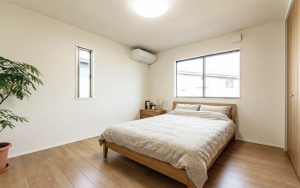 砺波市杉木、新築一戸建ての寝室画像です