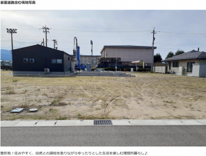 砺波市矢木、新築一戸建ての外観画像です