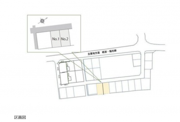 砺波市、土地の間取り画像です