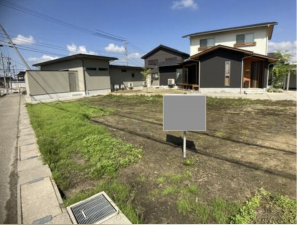 小矢部市野寺、土地の外観画像です