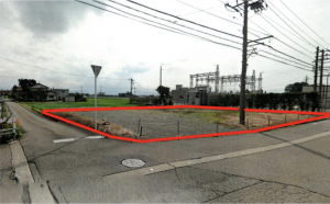 南砺市坪野、土地の外観画像です