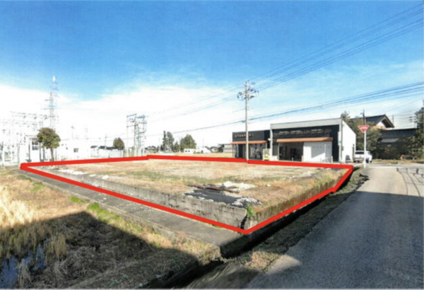 南砺市坪野、土地の外観画像です