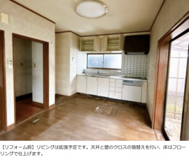 砺波市秋元、中古一戸建てのキッチン画像です