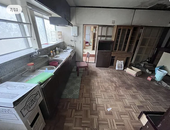 小矢部市東福町、中古一戸建てのキッチン画像です