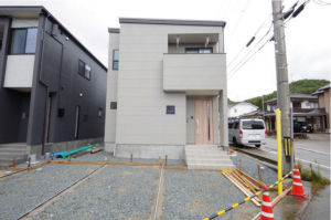 小矢部市埴生、新築一戸建ての外観画像です