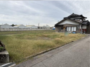 小矢部市鷲島、土地の外観画像です