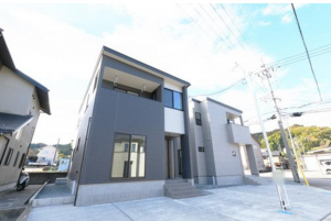小矢部市埴生、新築一戸建ての外観画像です