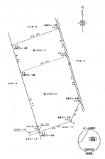 砺波市鷹栖出、土地の間取り画像です