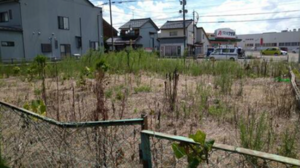 砺波市新富町、土地の外観画像です